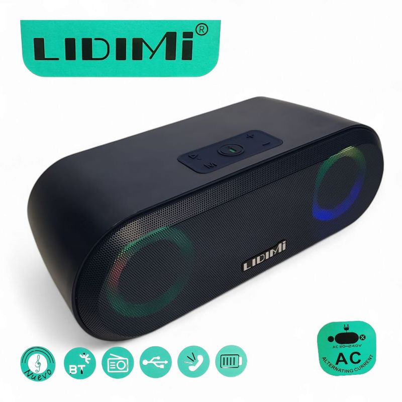 LIDIMI - Mini Parlante Bluetooth LIDIMI LD-S010ACR