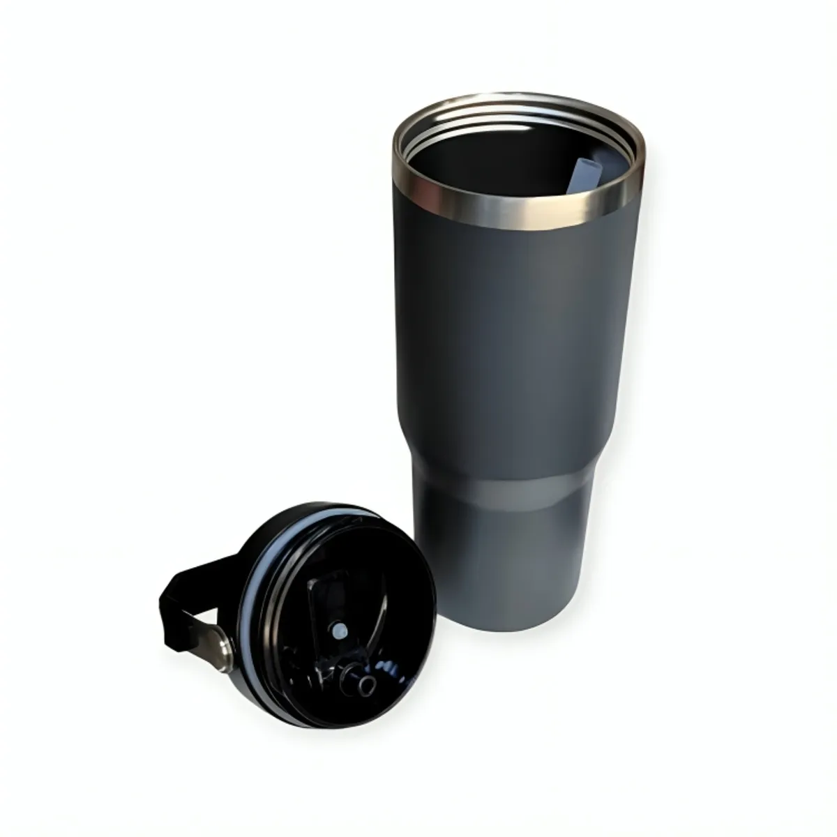 GENERICO - Tomatodo Premium Termo con Asa de Acero Inoxidable 900 ml