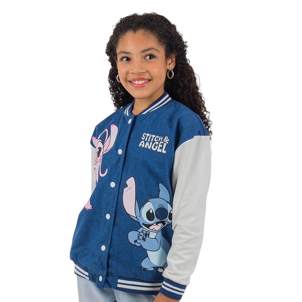 DISNEY - CASACA LILO & STITCH NIÑA CELESTE