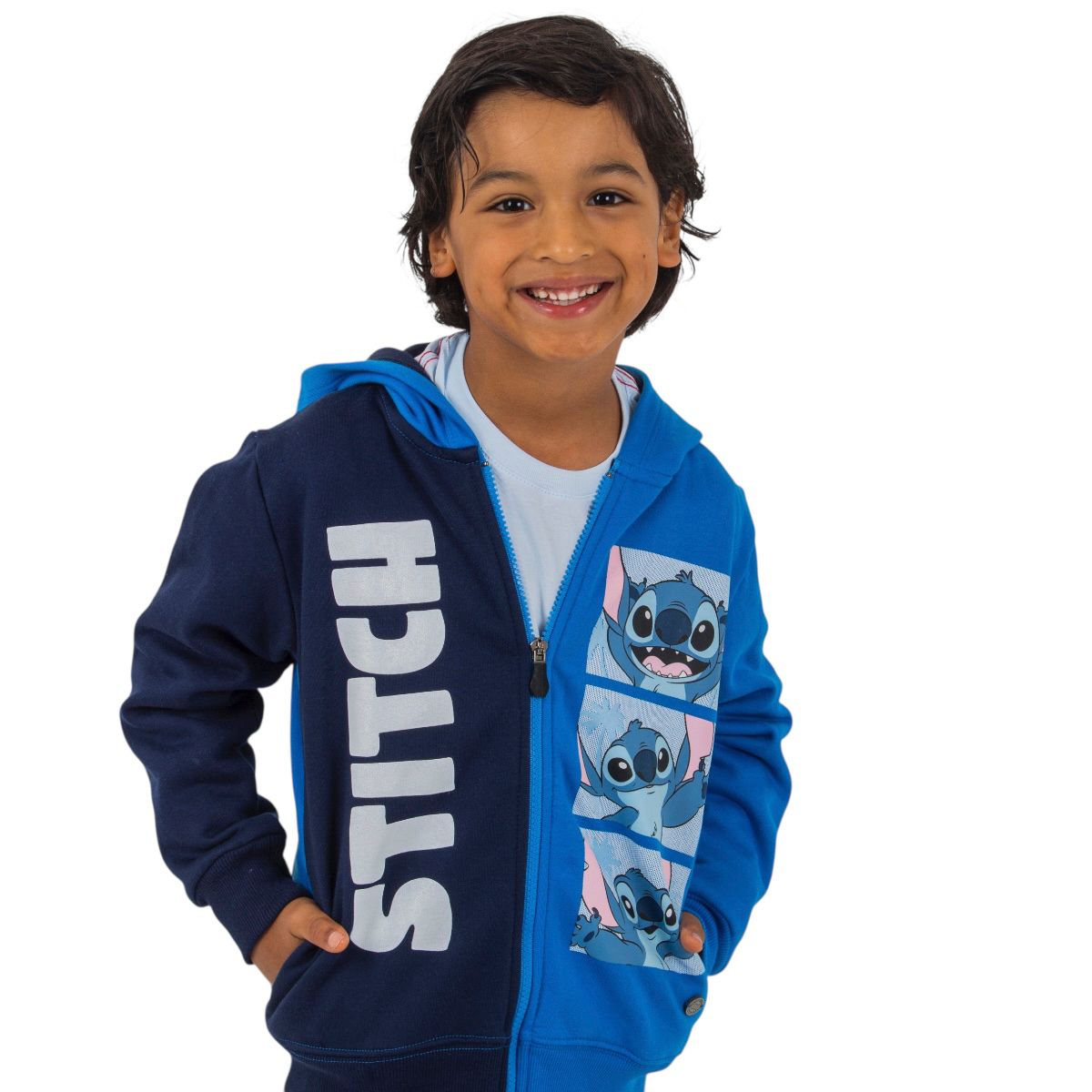 DISNEY - CASACA LILO & STITCH NIÑO AZUL