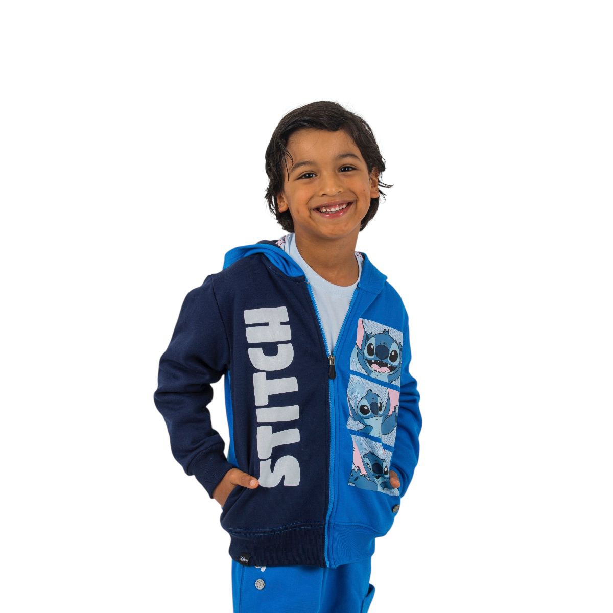 DISNEY - CASACA LILO & STITCH NIÑO AZUL