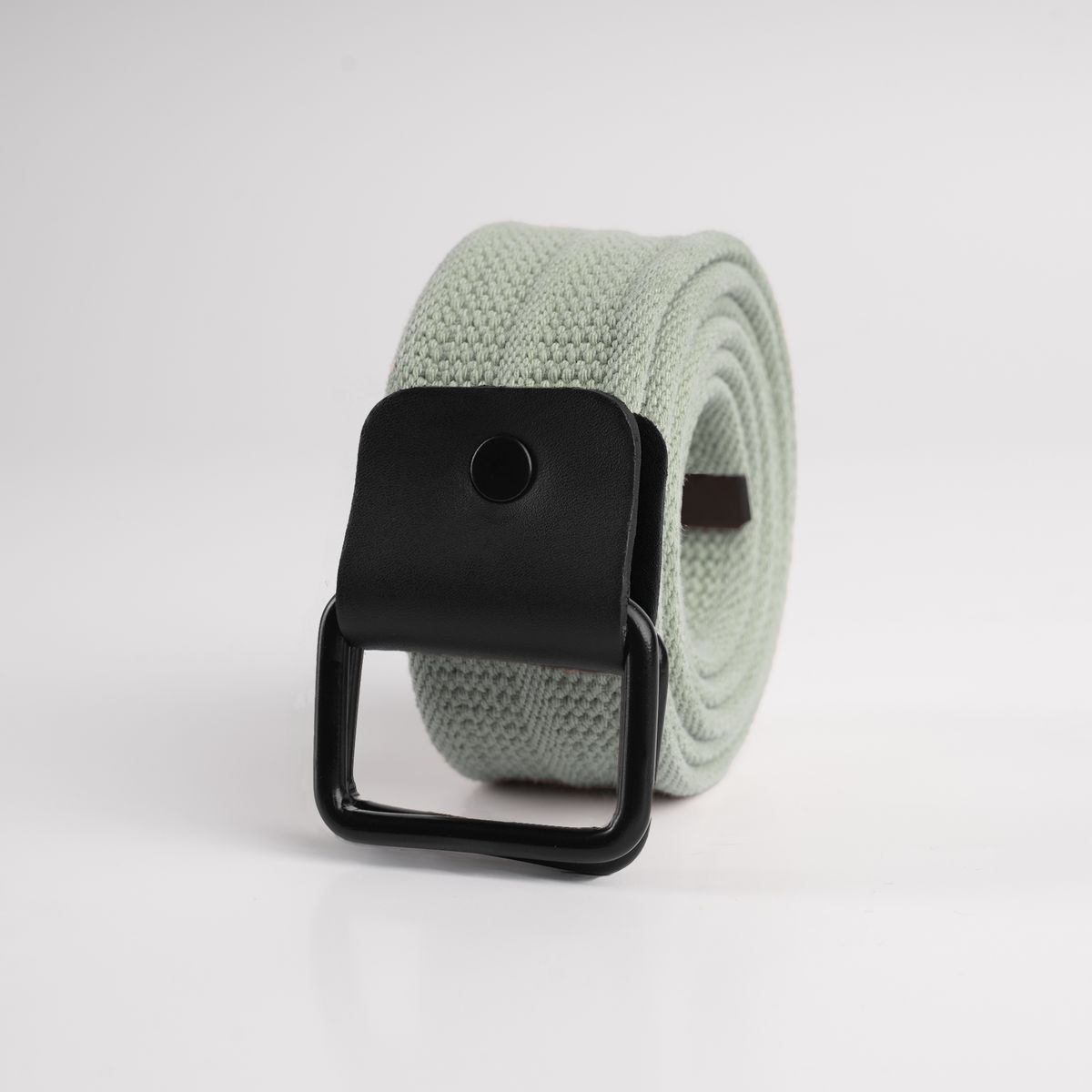 GENERICO - CORREA DE ALGODÓN DOBLE D-RING VERDE CLARO