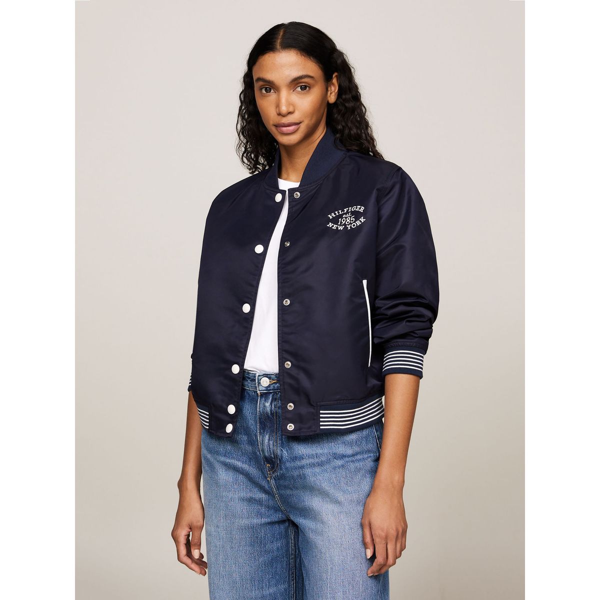TOMMY HILFIGER - CASACA NON-PADDED VARSITY BOMBER JACK