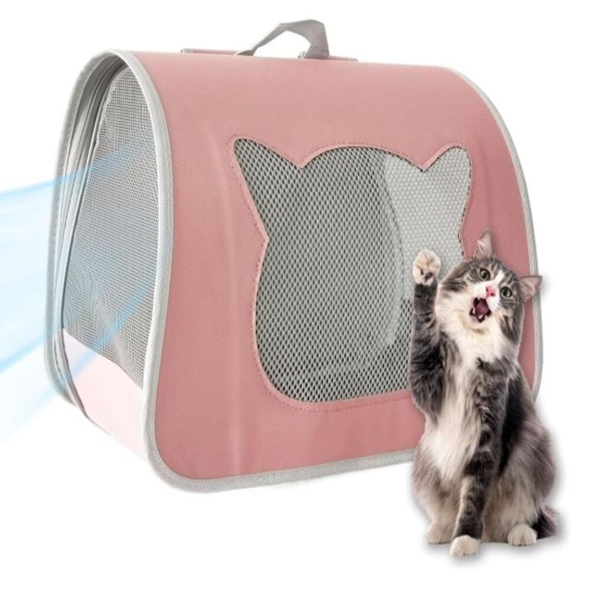 GENERICO - Mochila porta gatos pequeños