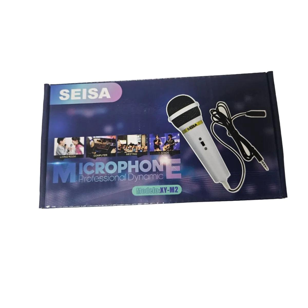 GENERICO - MICRÓFONO DINÁMICO NEGRO UNIDIRECCIONAL ALÁMBRICO