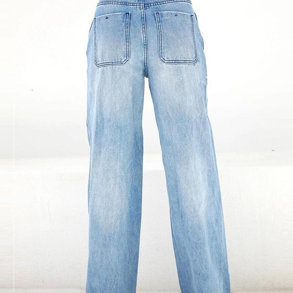 TIOZONEY - Jeans anchos para mujer