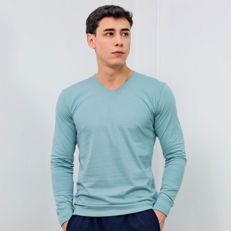 A VANTGARDESTYLE - POLO SLIM FIT CABALLERO ML - JERSEY 100% ALGODON