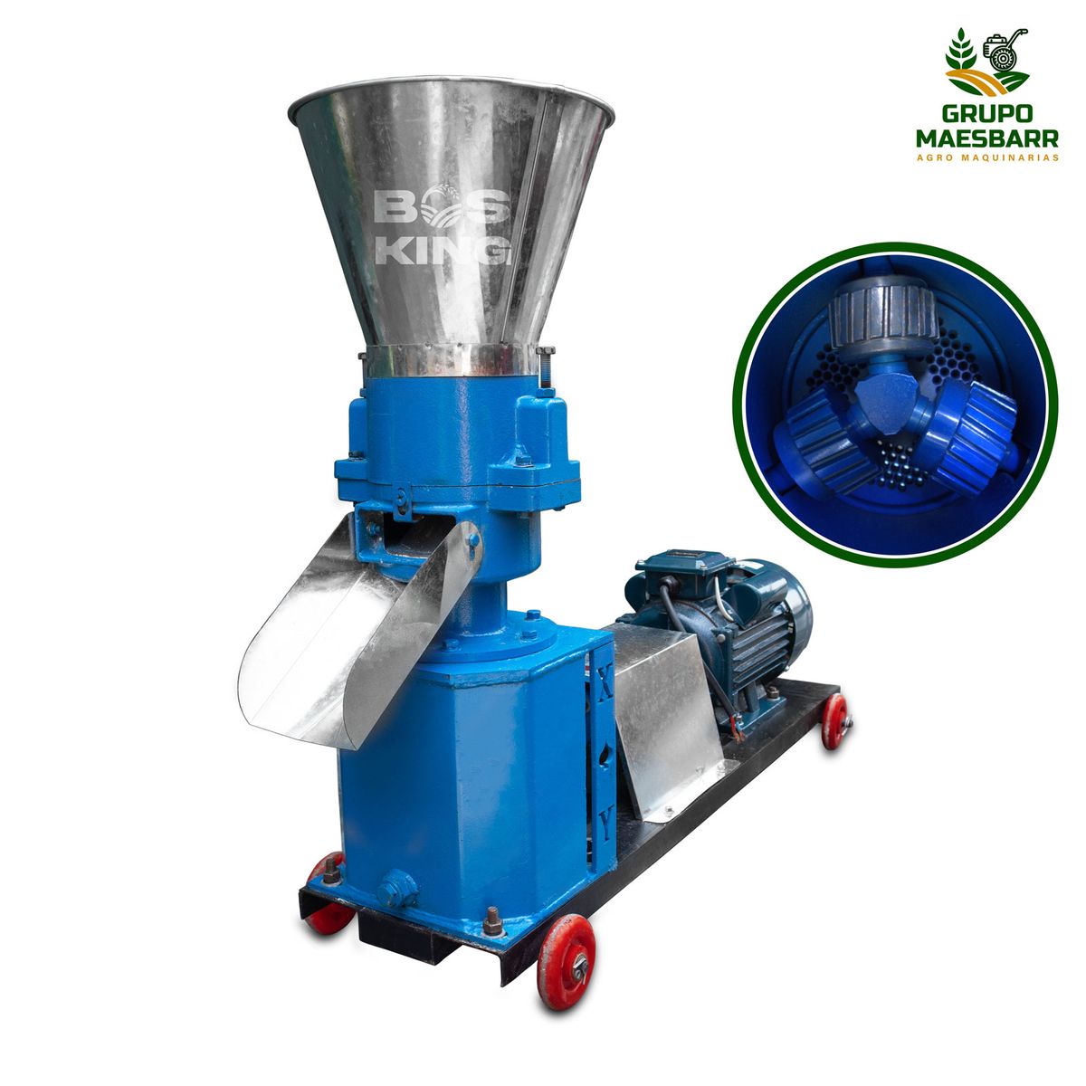 MAESBARR - MAQUINA PELETIZADORA  DE 3 RODILLOS