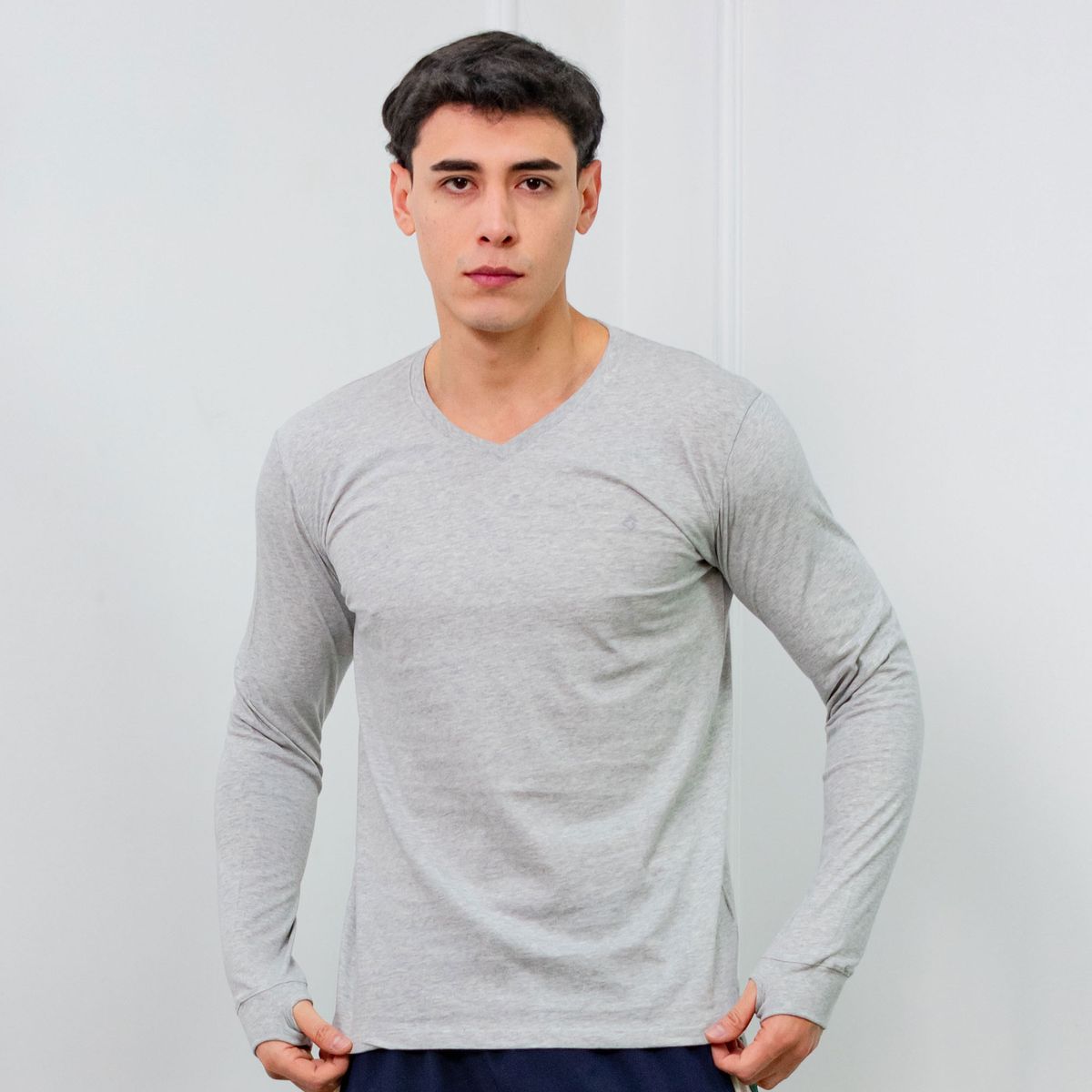 A VANTGARDESTYLE - POLO SLIM FIT CABALLERO ML - JERSEY 100% ALGODON