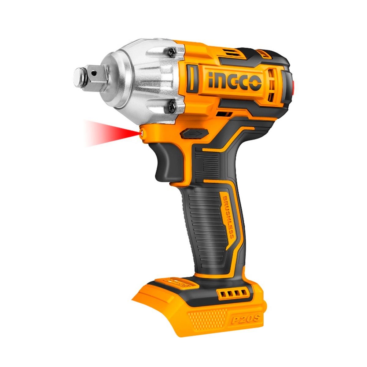 INGCO TOOLS - Llave de Impacto CIWLI2038 20V BL + SET Ratchet 24pz Asaki