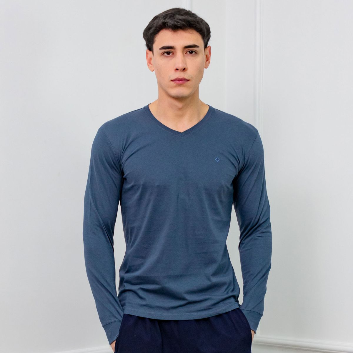 A VANTGARDESTYLE - POLO SLIM FIT CABALLERO ML - JERSEY 100% ALGODON