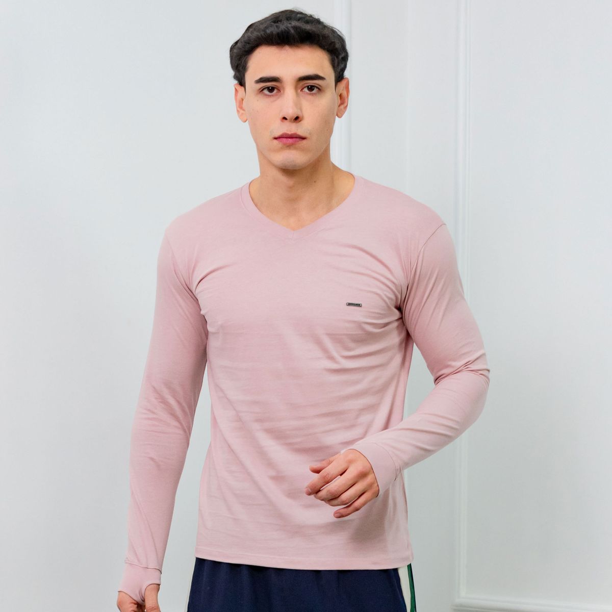 A VANTGARDESTYLE - POLO SLIM FIT CABALLERO ML - JERSEY 100% ALGODON