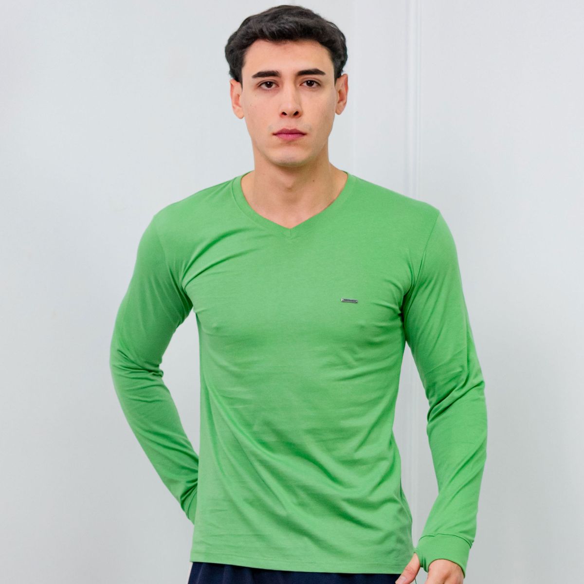 A VANTGARDESTYLE - POLO SLIM FIT CABALLERO ML - JERSEY 100% ALGODON