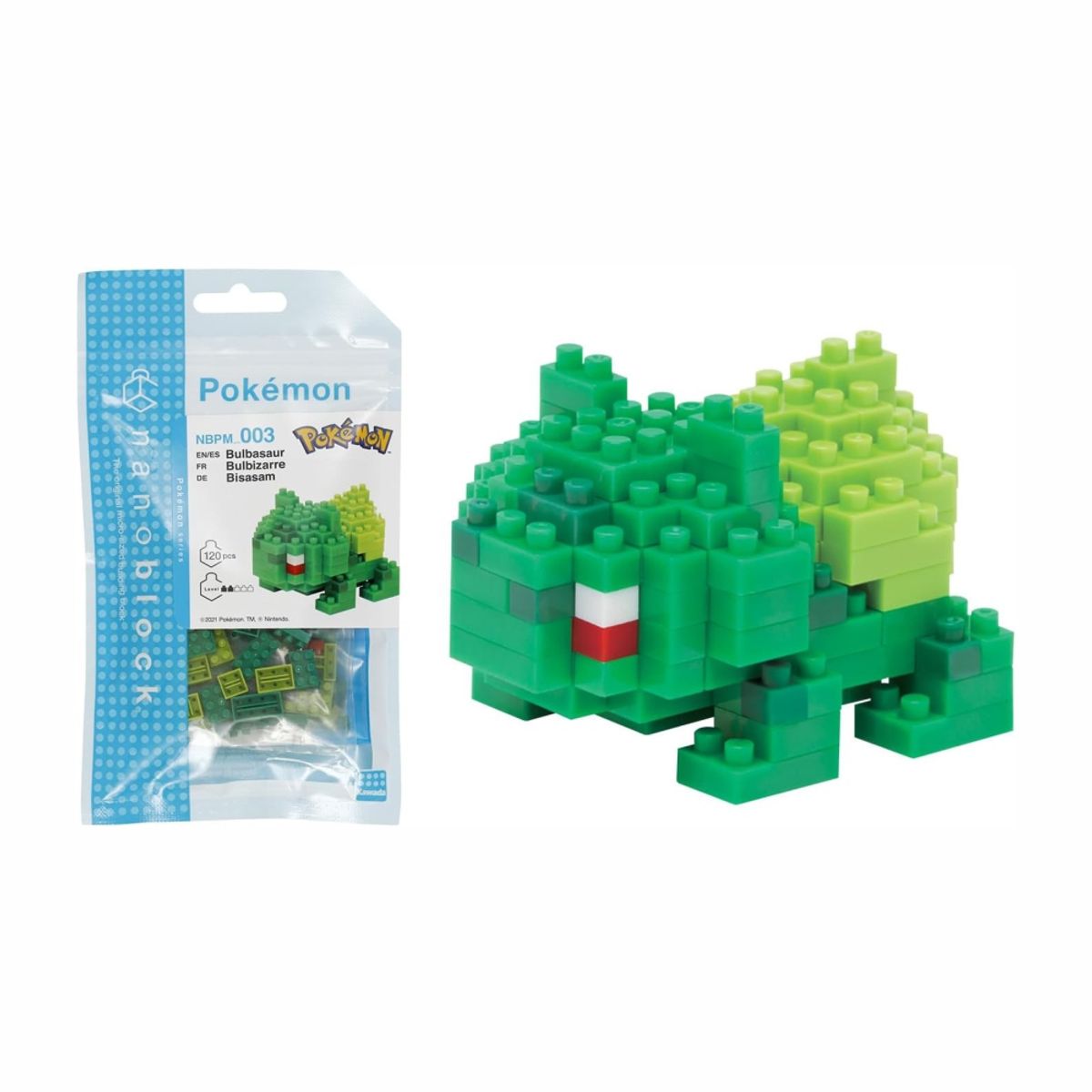 POKEMON - Pokemon Nanoblock Bulbasaur 120 Piezas