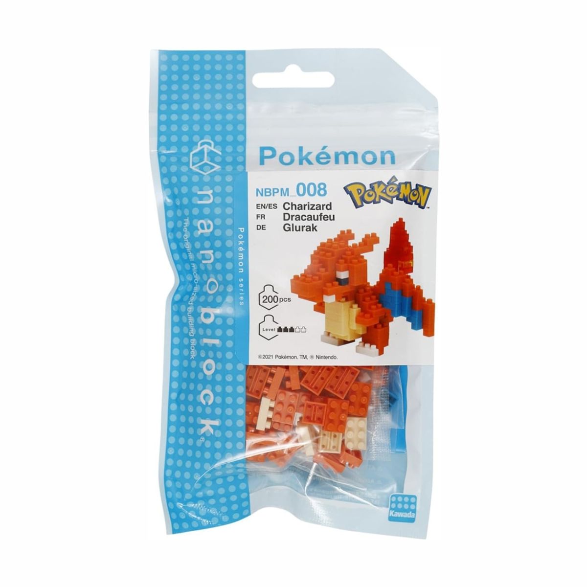 POKEMON - Pokemon Nanoblock Charizard 200 Piezas
