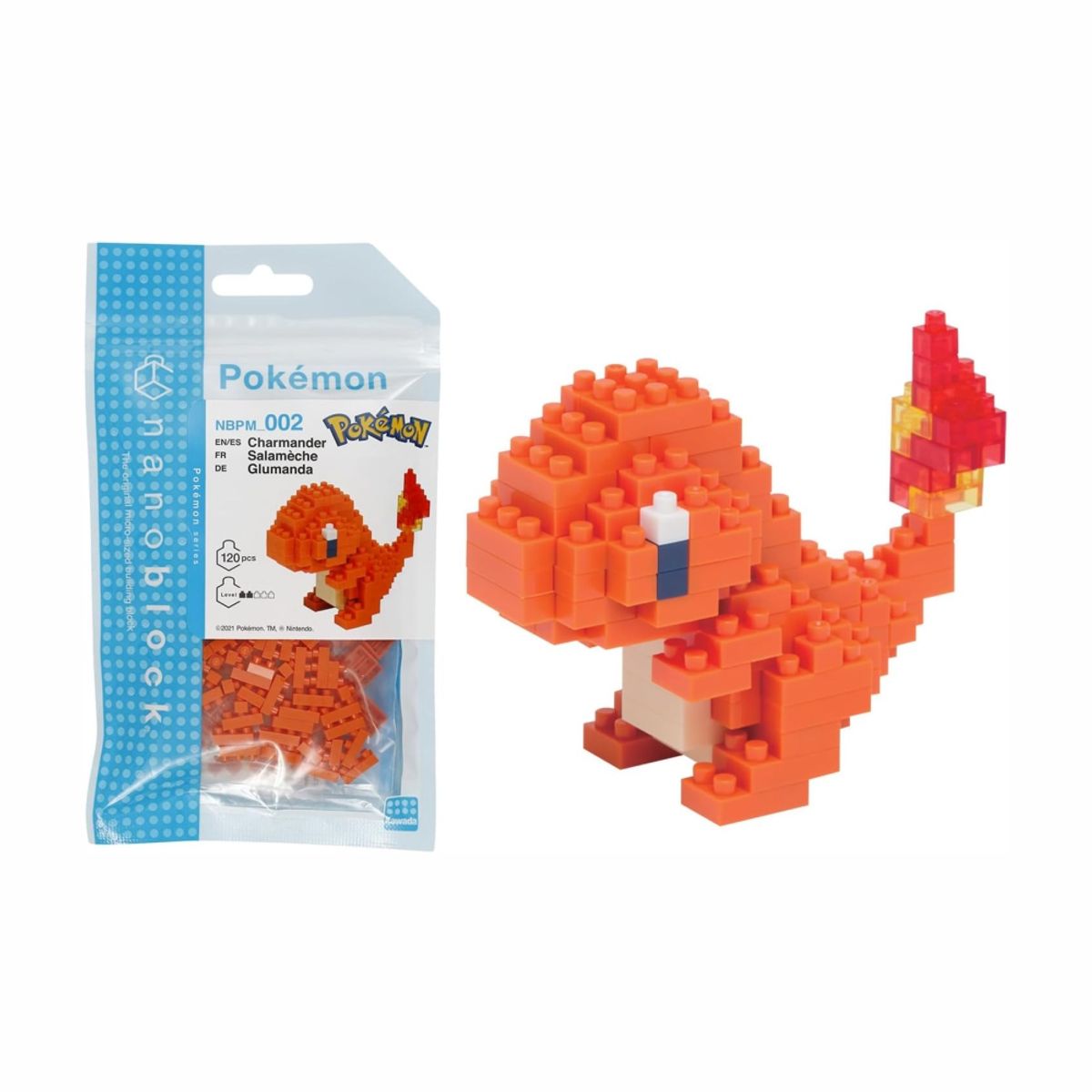 POKEMON - Pokemon Nanoblock Charmander 120 Piezas