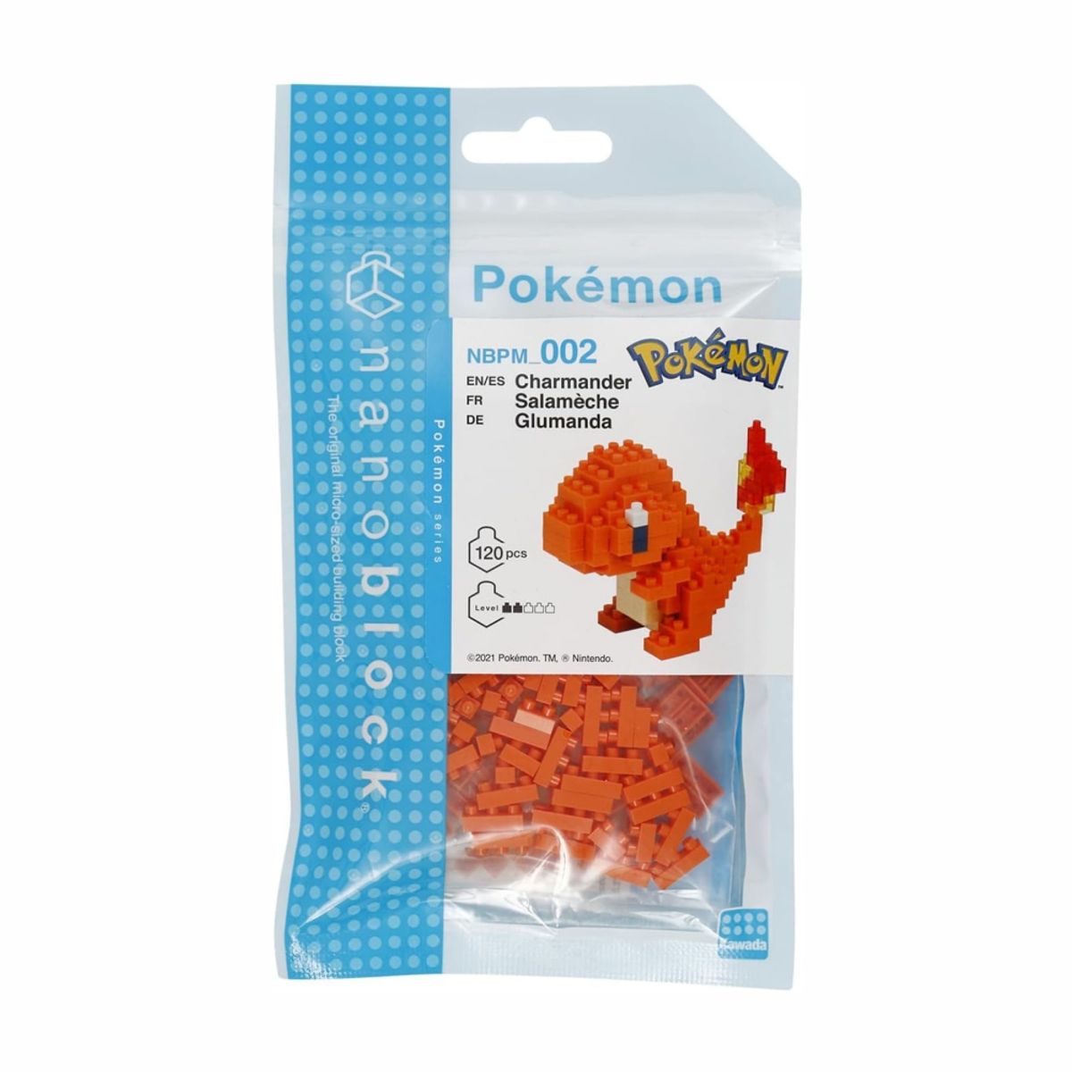 POKEMON - Pokemon Nanoblock Charmander 120 Piezas
