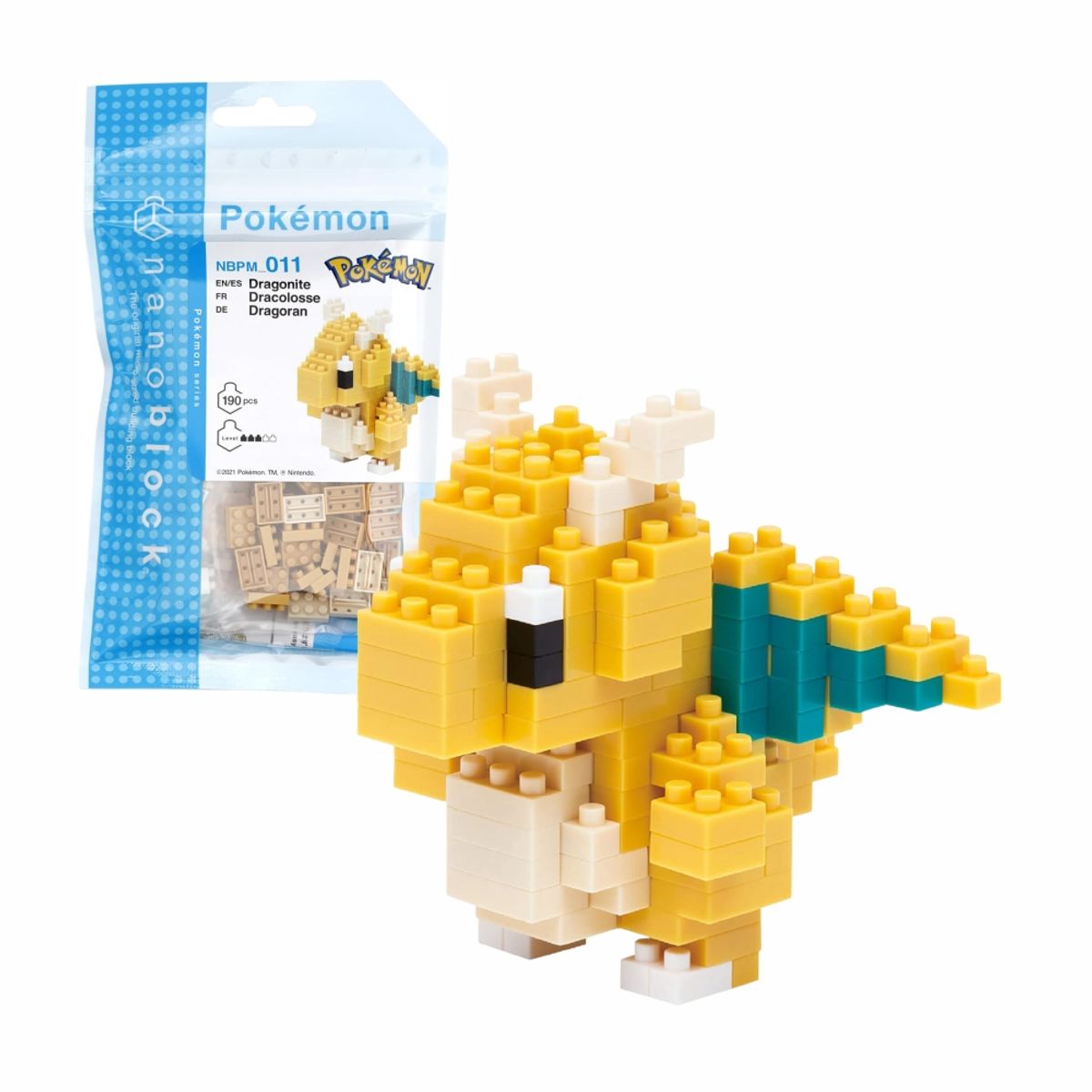 POKEMON - Pokemon Nanoblock Dragonite 190 Piezas