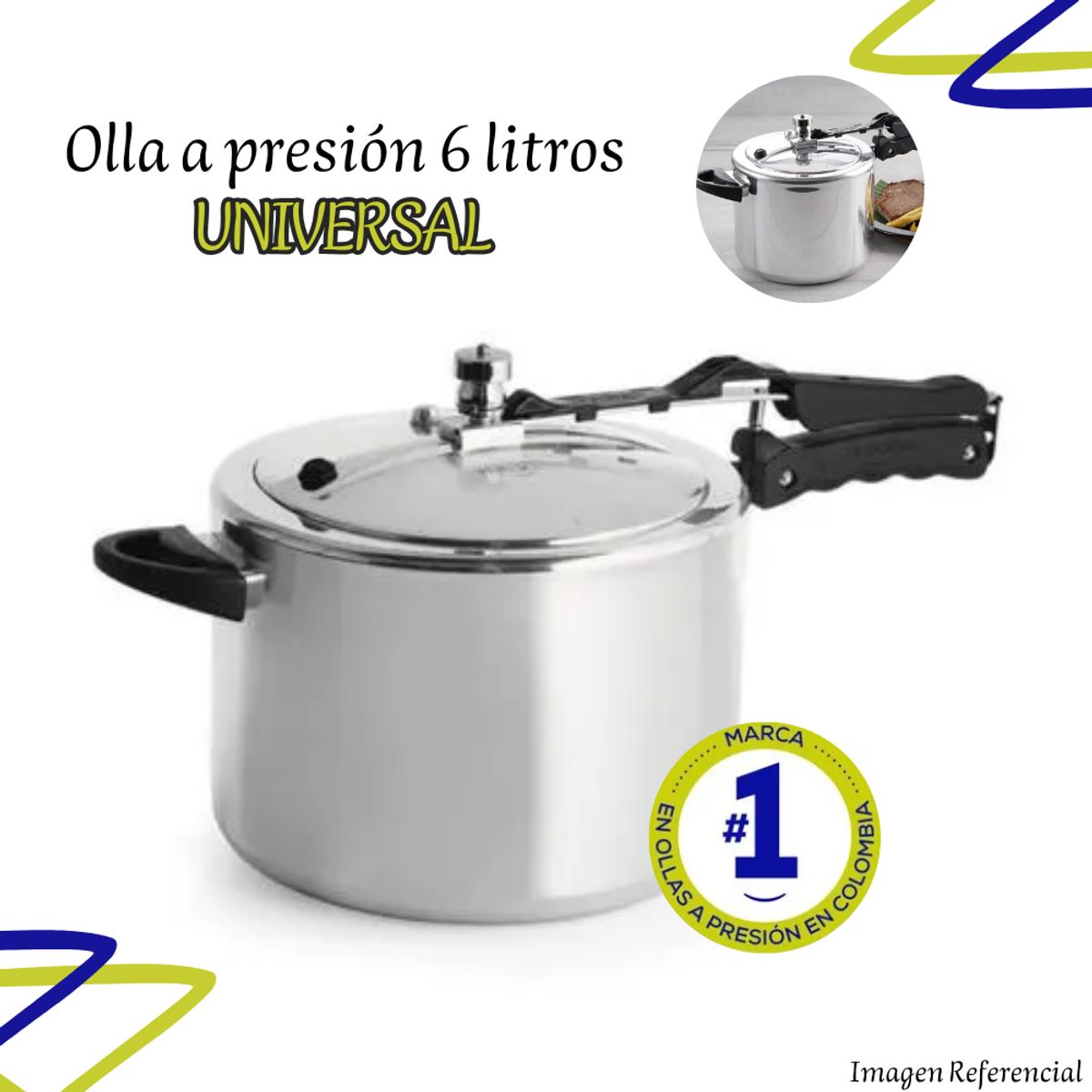 GENERICO - Olla Presion Universal Lpc de 6 Lt V2