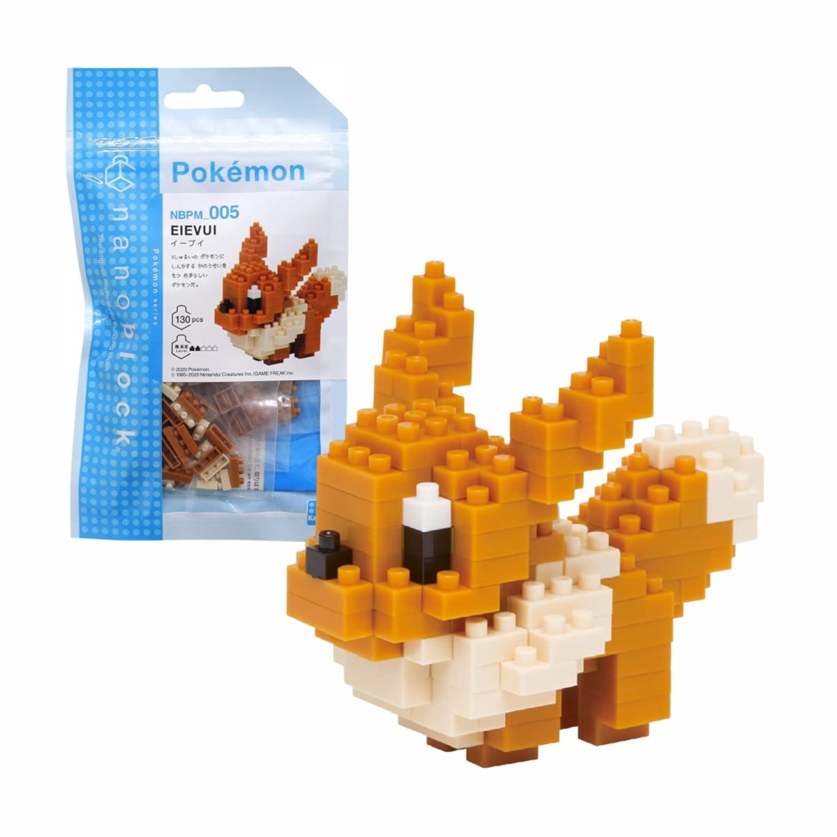 POKEMON - Pokemon Nanoblock Eevee 130 Piezas