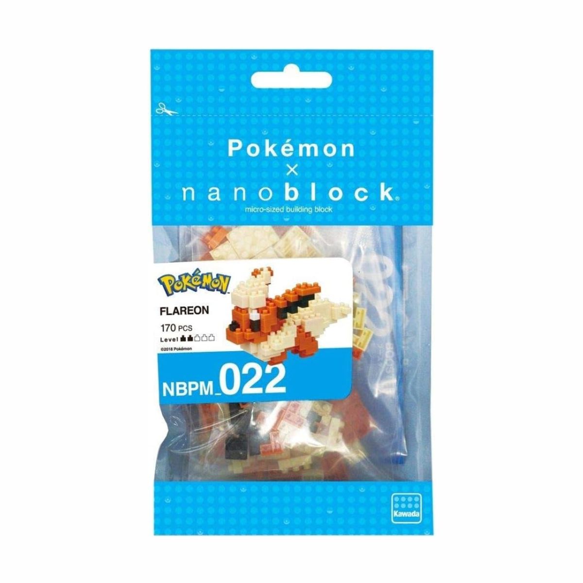 POKEMON - Pokemon Nanoblock Flareon 170 Piezas
