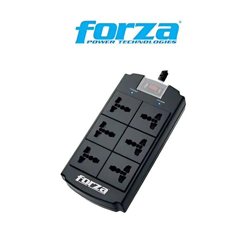 FORZA - Supresor de Pico FORZA - FSP-06MN 6 TOMAS 1250J/1800W