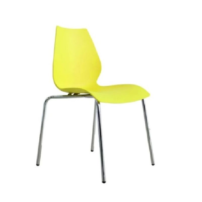 GENERICO - SILLA COMEDOR TERRAZA - BRENDA AMARILLO
