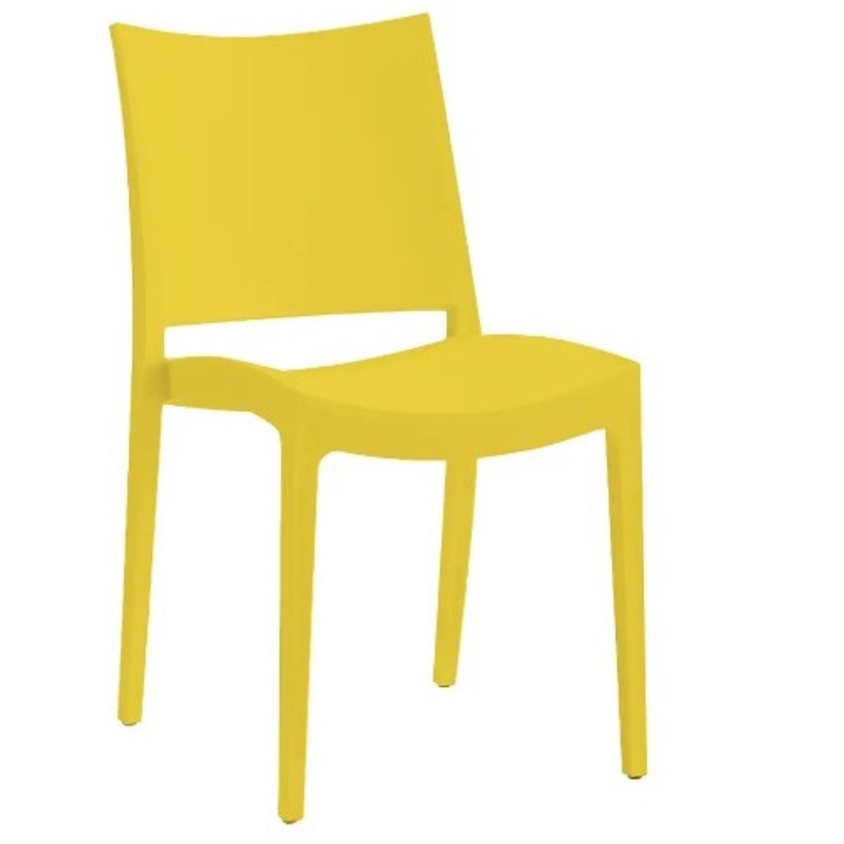 GENERICO - SILLA COMEDOR TERRAZA - KIRO AMARILLO