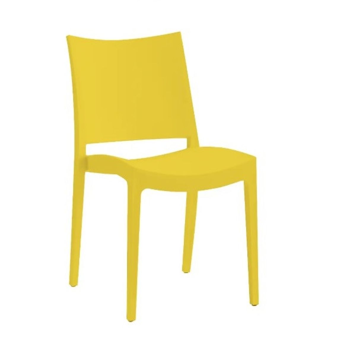 GENERICO - SILLA COMEDOR TERRAZA - KIRO AMARILLO