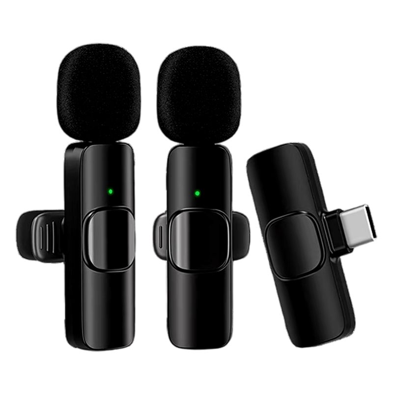 ROMAX - Micrófono Inalámbrico x2 ROMAX TSM0012 Tipo C para Grabaciones