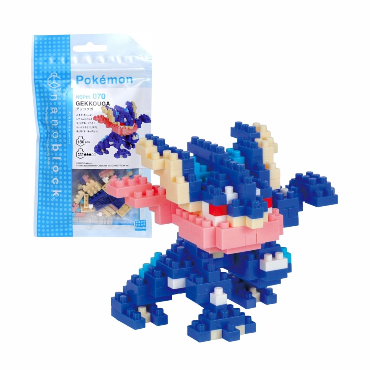 POKEMON - Pokemon Nanoblock Greninja 180 Piezas