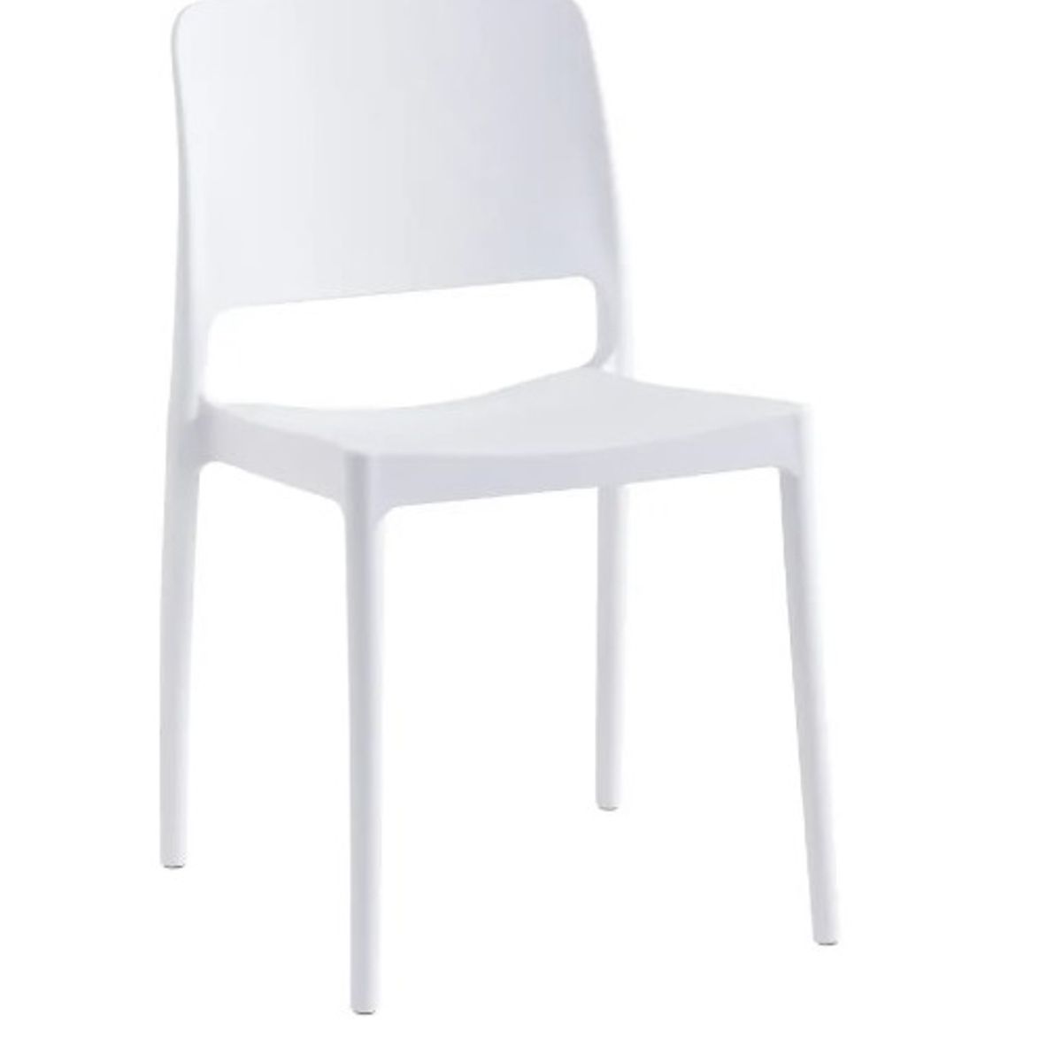 GENERICO - SILLA COMEDOR TERRAZA  - HAPPY BLANCO