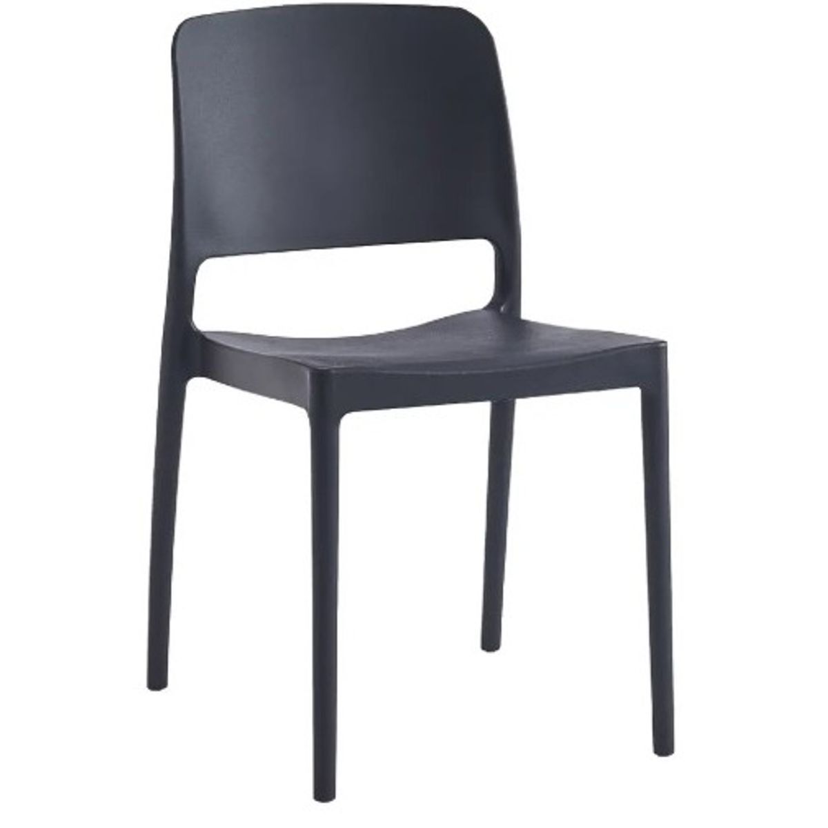 GENERICO - SILLA COMEDOR TERRAZA - HAPPY NEGRO