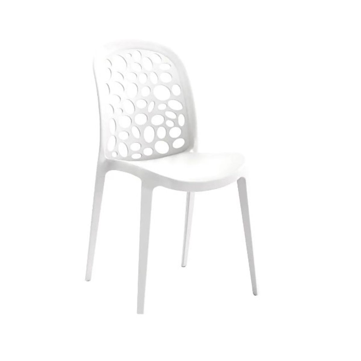 GENERICO - SILLA COMEDOR TERRAZA - BURBUJA BLANCO