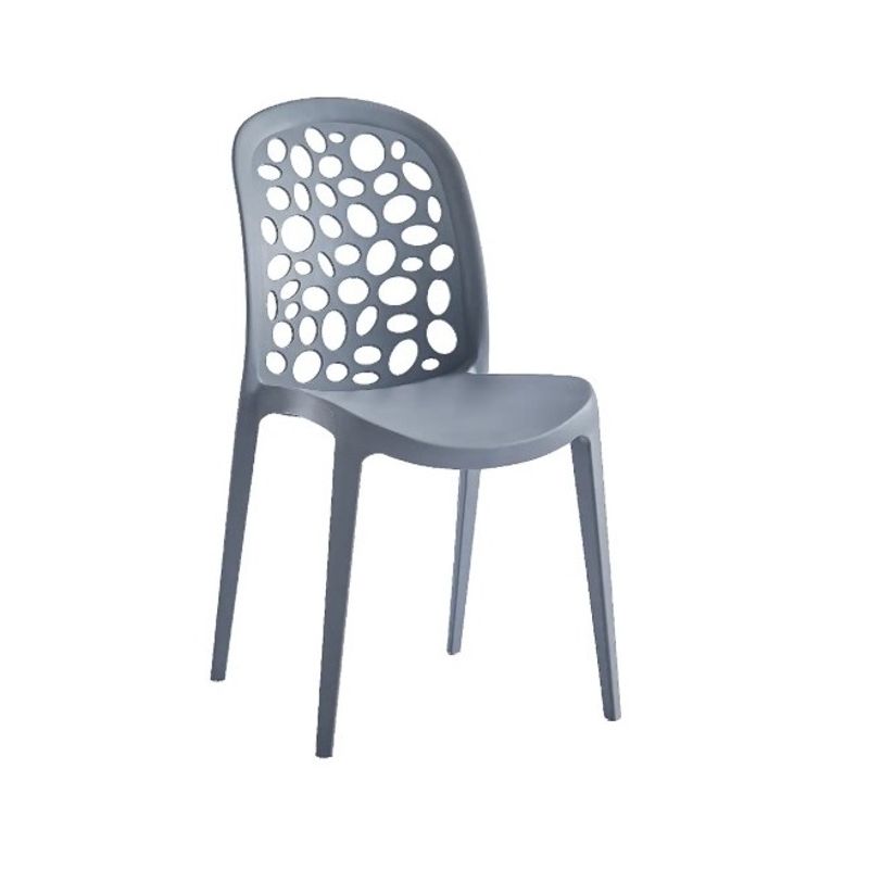 GENERICO - SILLA COMEDOR TERRAZA - BURBUJA GRIS