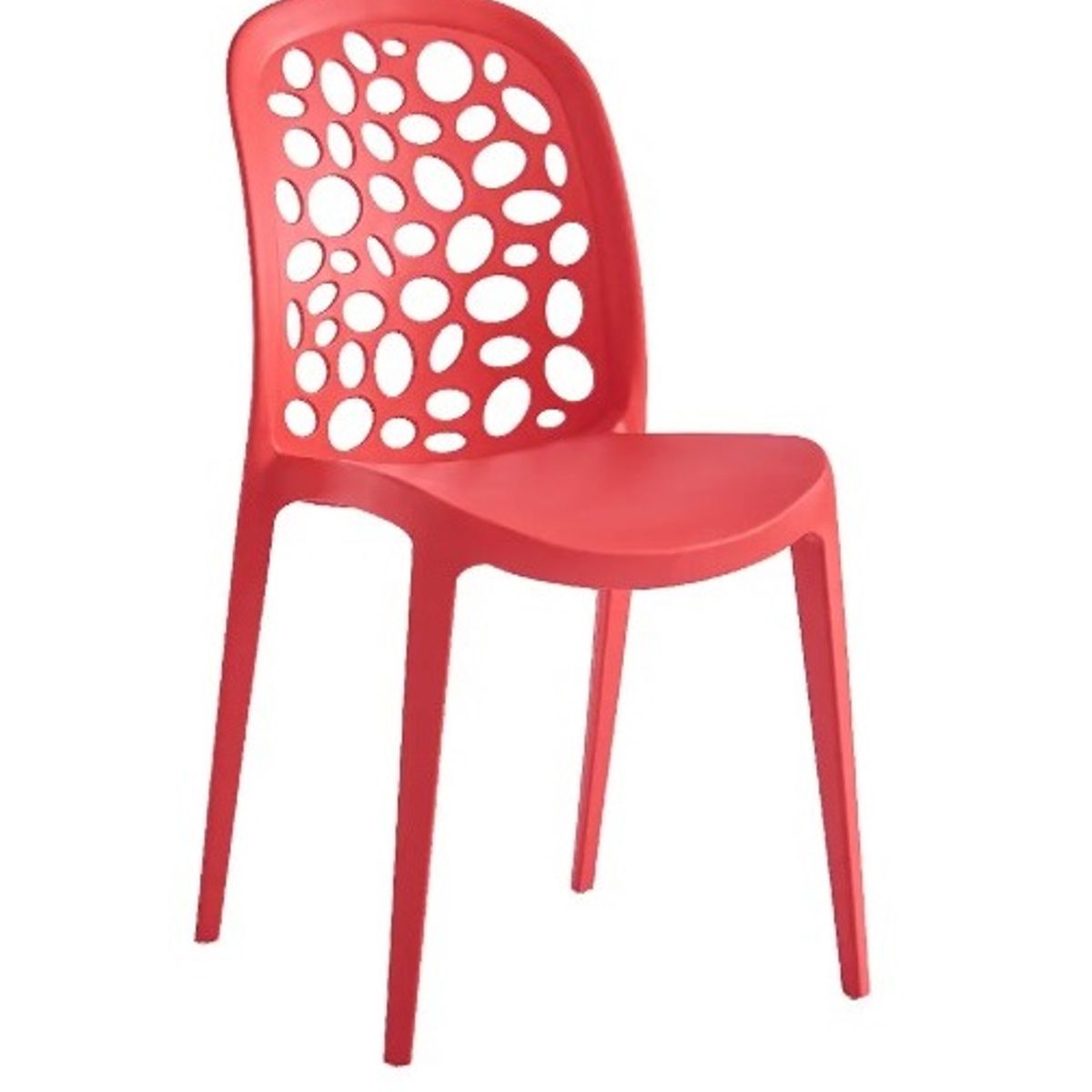 GENERICO - SILLA COMEDOR TERRAZA - BURBUJA ROJO