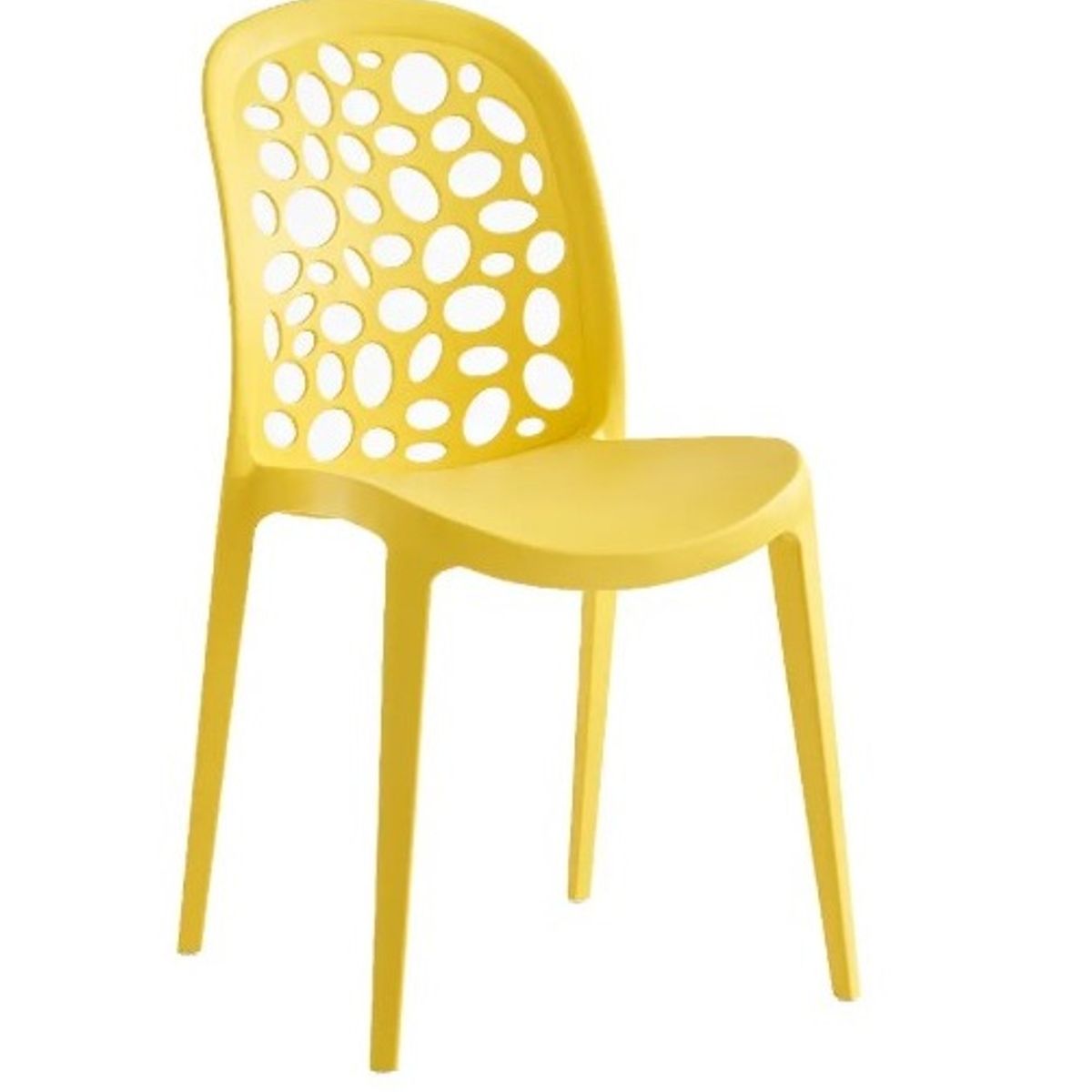 GENERICO - SILLA COMEDOR TERRAZA - BURBUJA AMARILLO