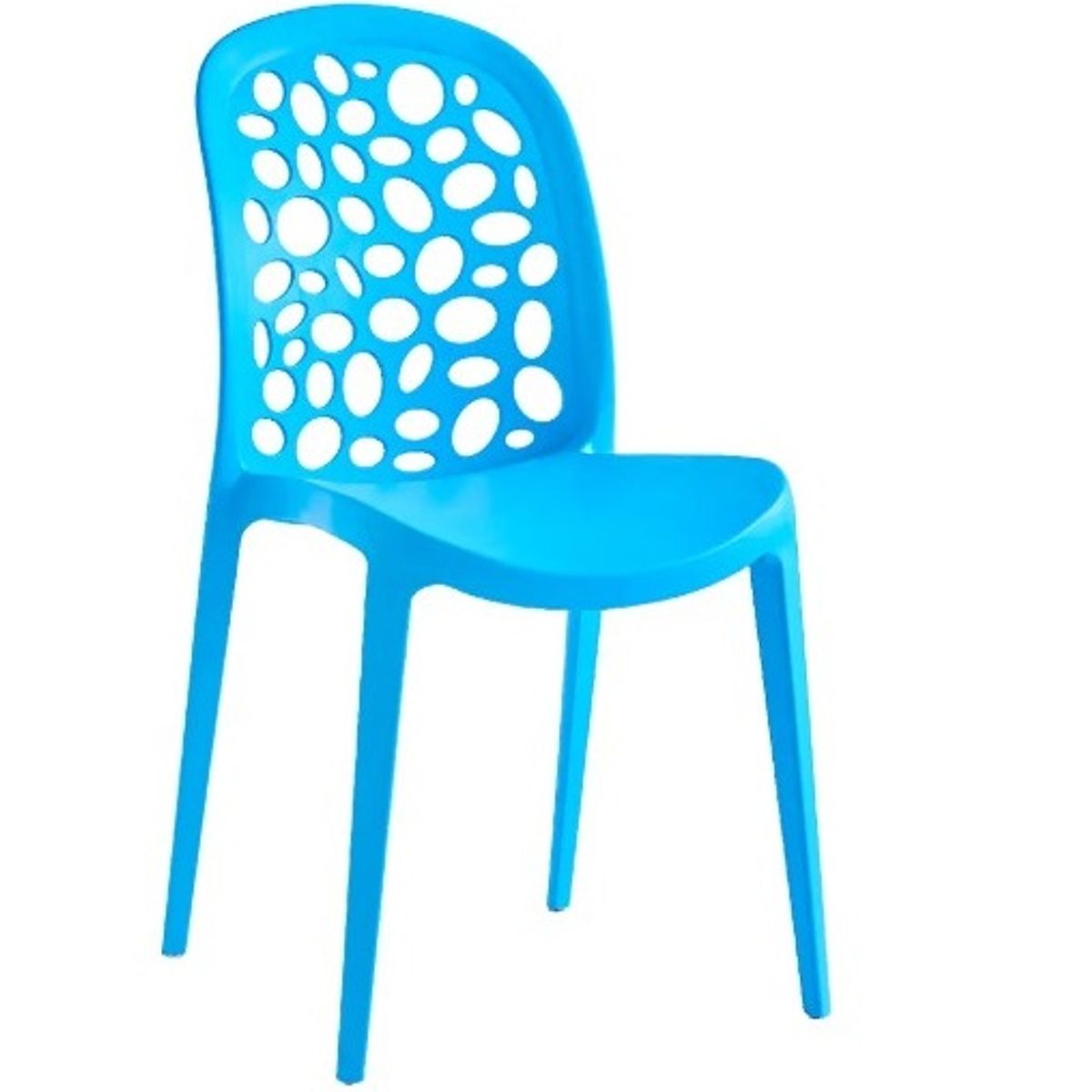 GENERICO - SILLA COMEDOR TERRAZA - BURBUJA CELESTE