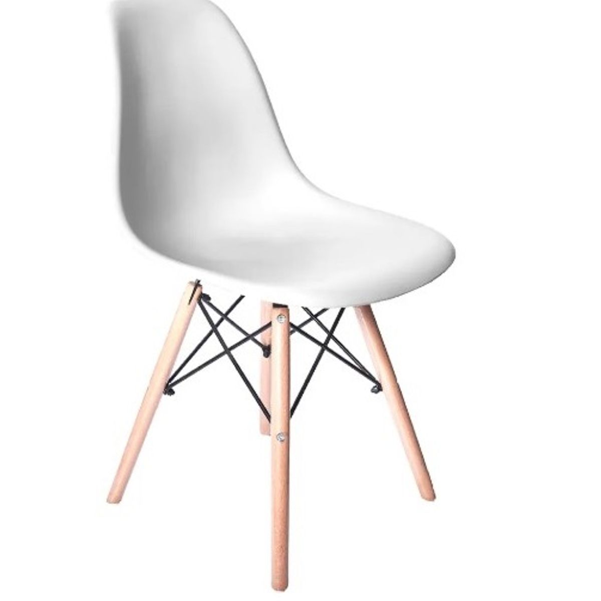 GENERICO - SILLA COMEDOR TERRAZA - EAMES BLANCO