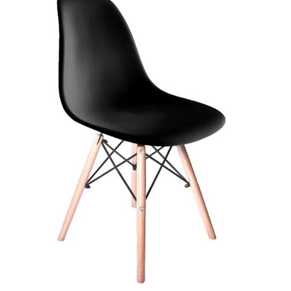 GENERICO - SILLA COMEDOR TERRAZA - EAMES NEGRO