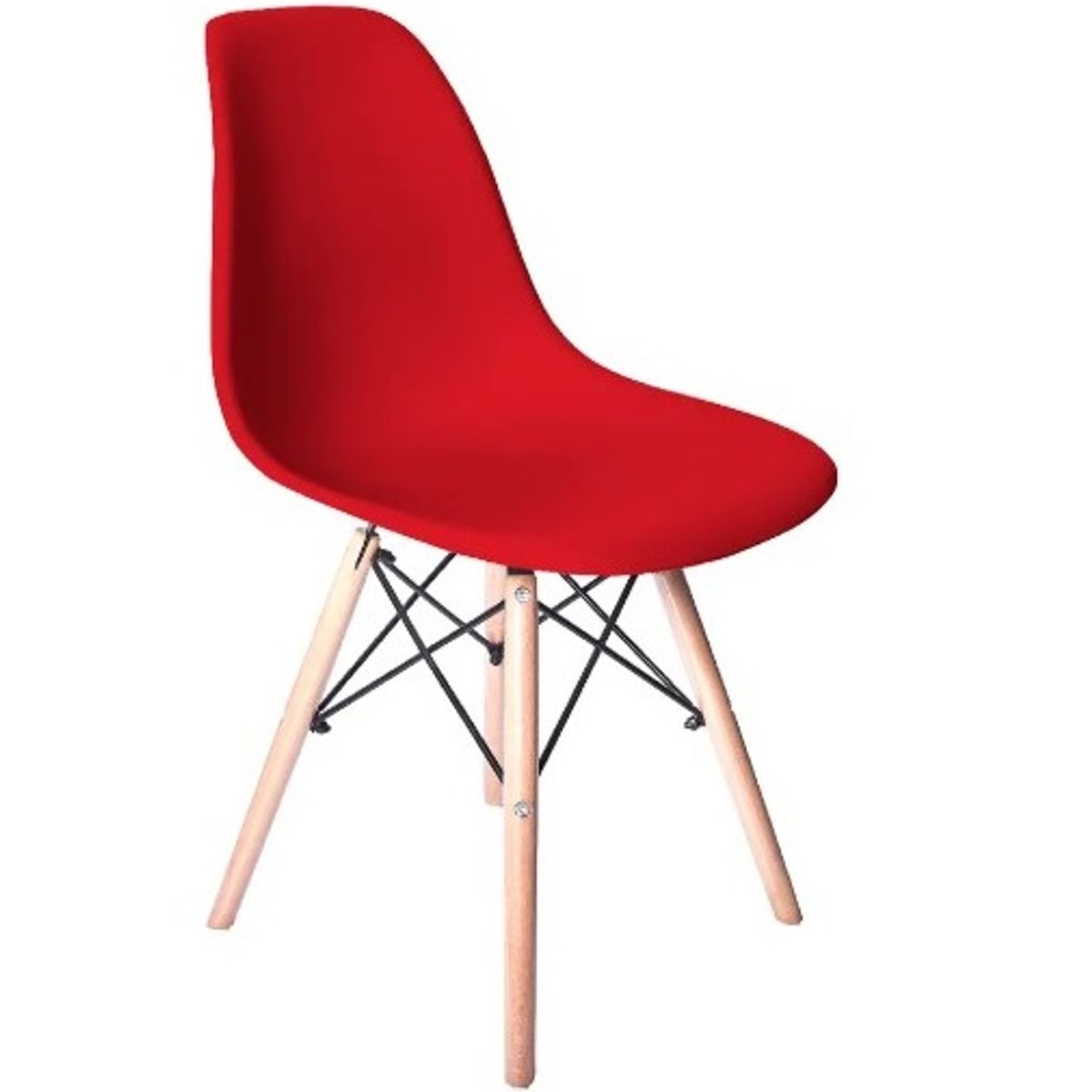 GENERICO - SILLA COMEDOR TERRAZA - EAMES ROJO