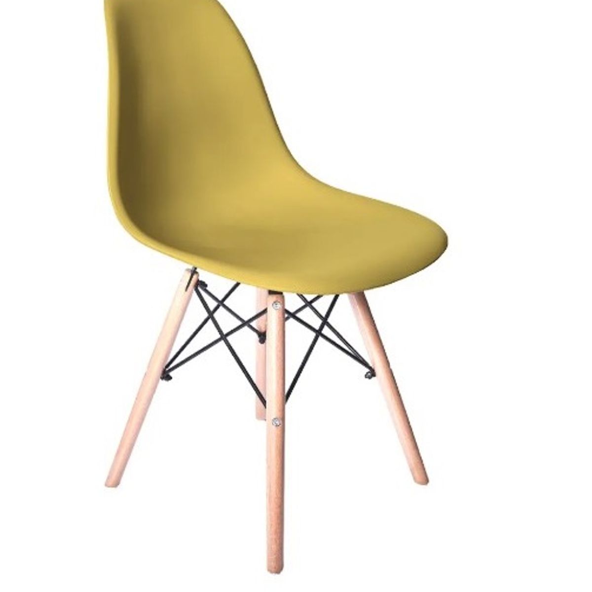 GENERICO - SILLA COMEDOR TERRAZA - EAMES MOSTAZA