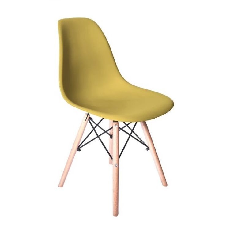 GENERICO - SILLA COMEDOR TERRAZA - EAMES MOSTAZA