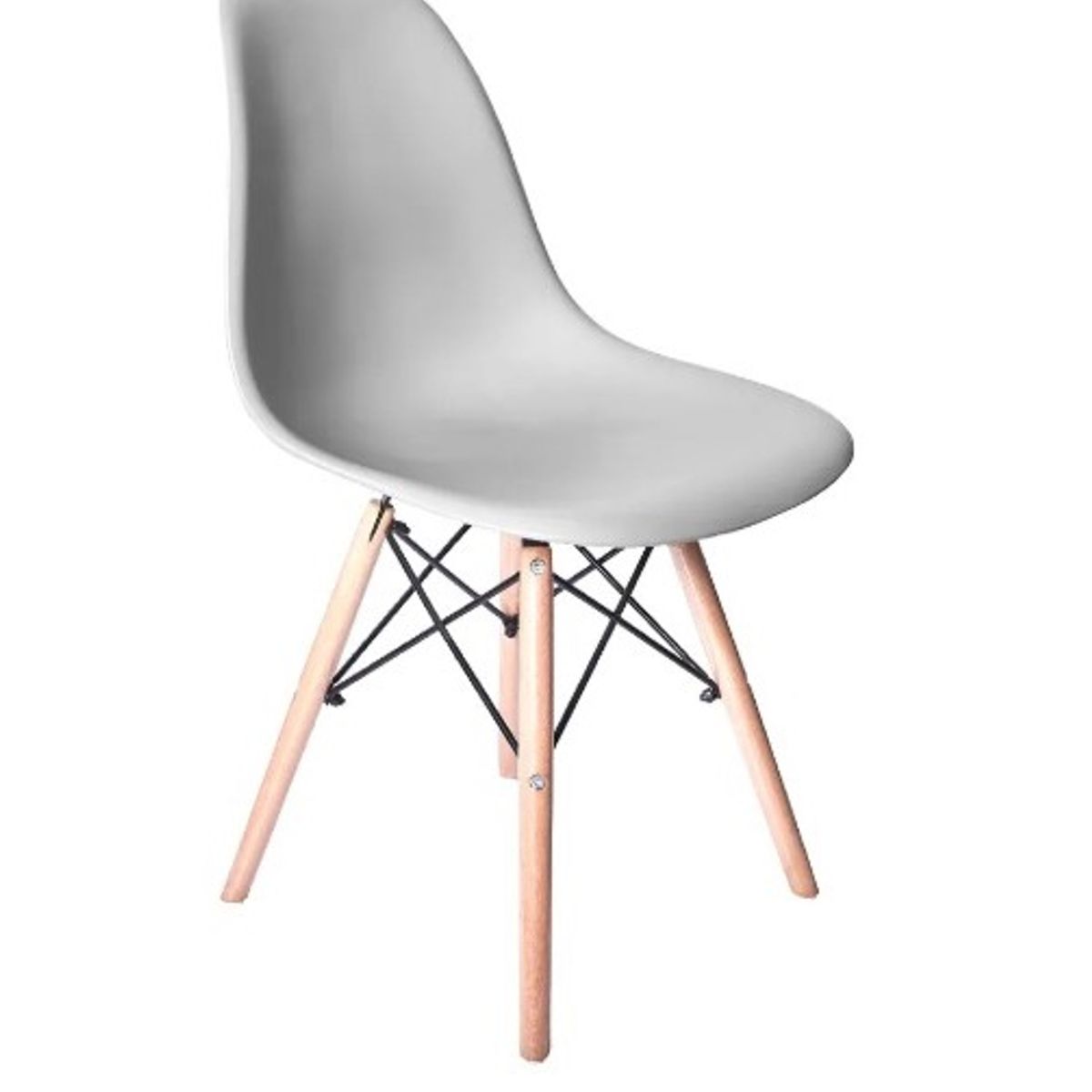 GENERICO - SILLA COMEDOR TERRAZA - EAMES GRIS CLARO