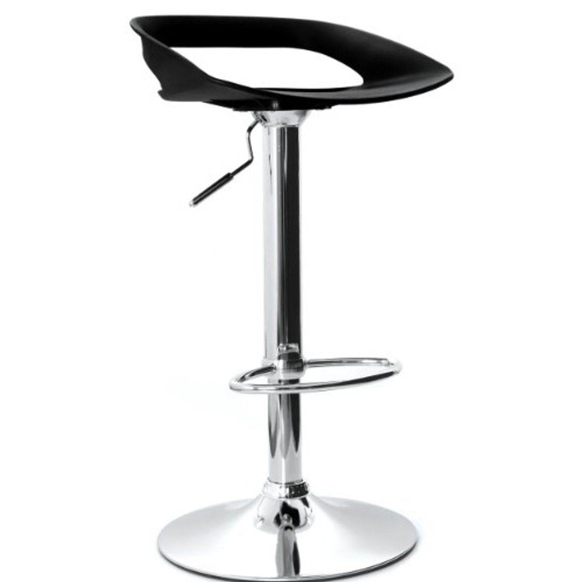 GENERICO - SILLA DE BAR GIRATORIA - DEX NEGRO