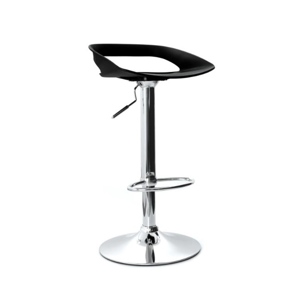 GENERICO - SILLA DE BAR GIRATORIA - DEX NEGRO