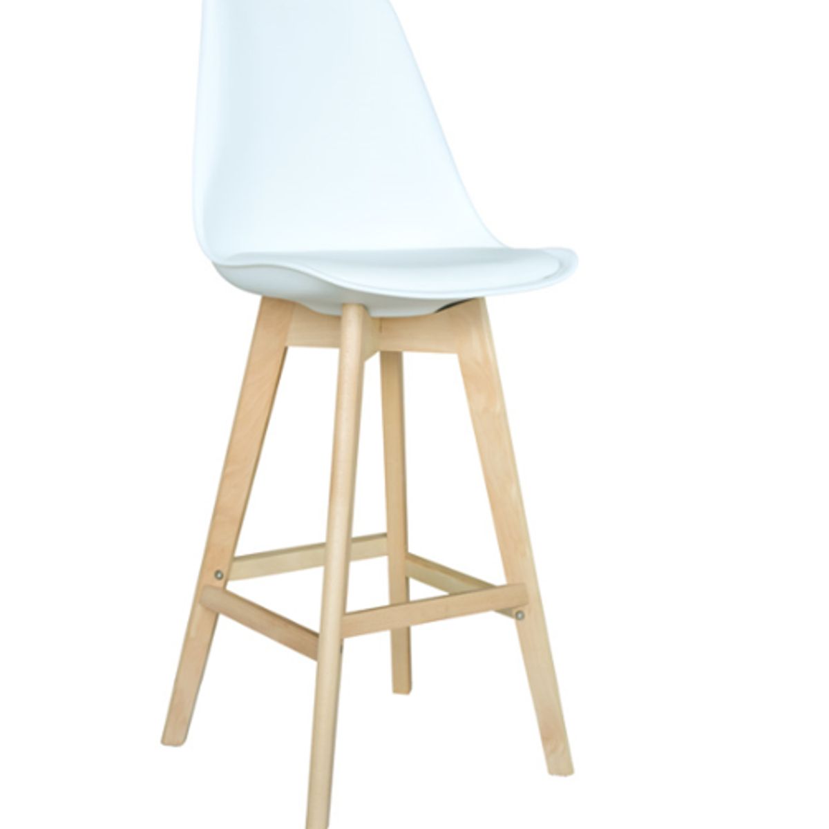 GENERICO - SILLA DE BAR CAJERA - EMA BLANCO