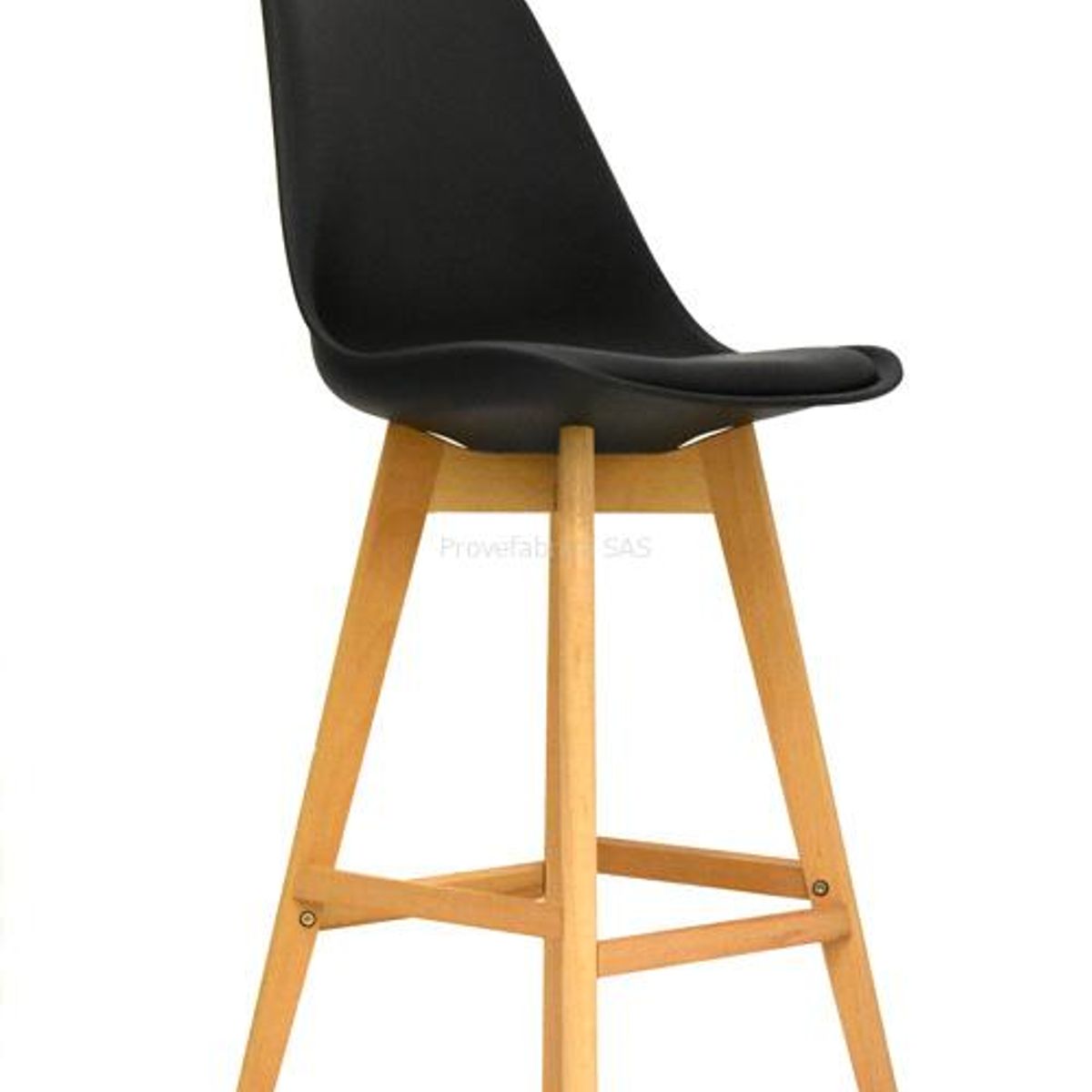 GENERICO - SILLA DE BAR CAJERA - EMA NEGRO