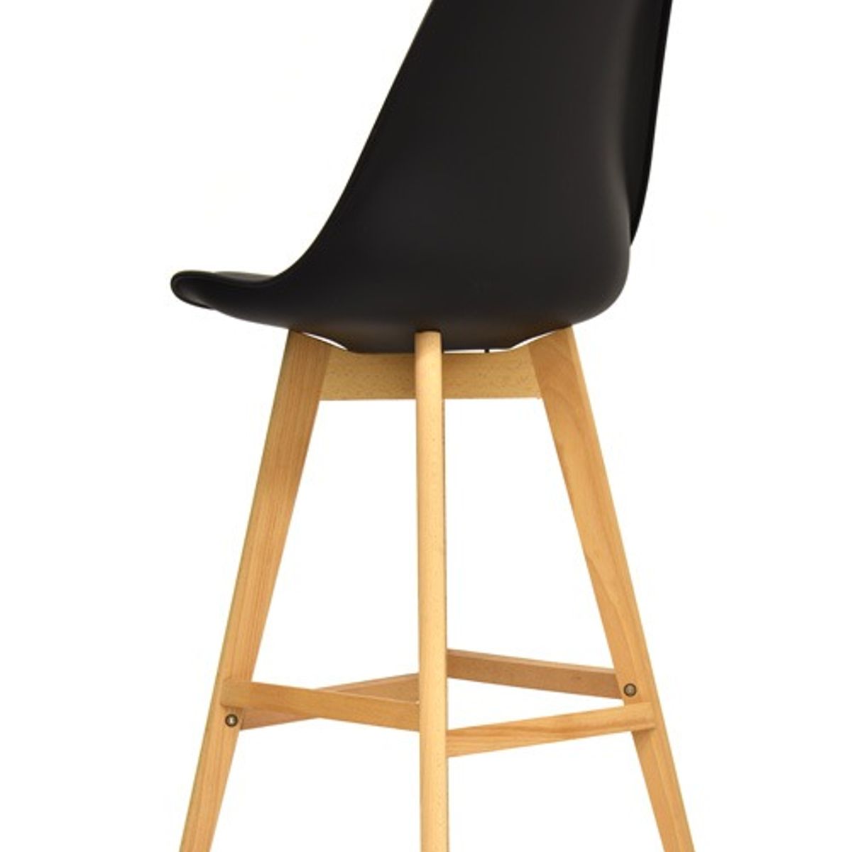 GENERICO - SILLA DE BAR CAJERA - EMA NEGRO