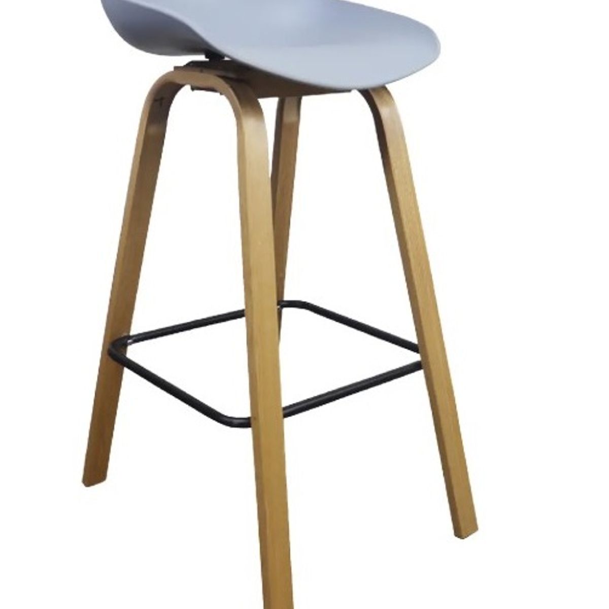 GENERICO - SILLA DE BAR CAJERA - MISURI GRIS